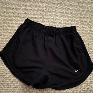 Womens Nike shorts lined drawstring black M